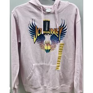 Journey Band Rock Pink Hoodie Size Medium New With Tags~Fast Shipping!
